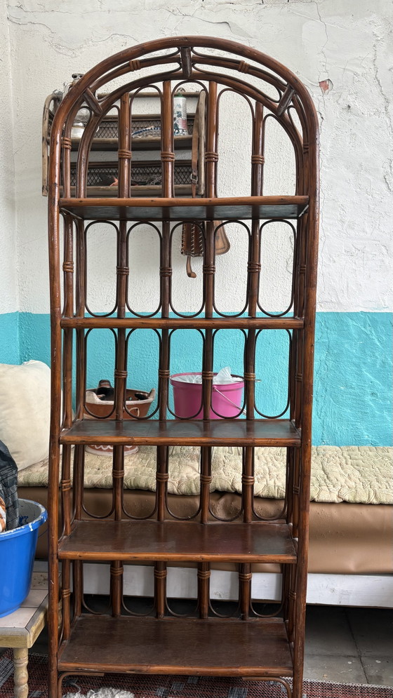 Image 1 of Vintage rotan kasten