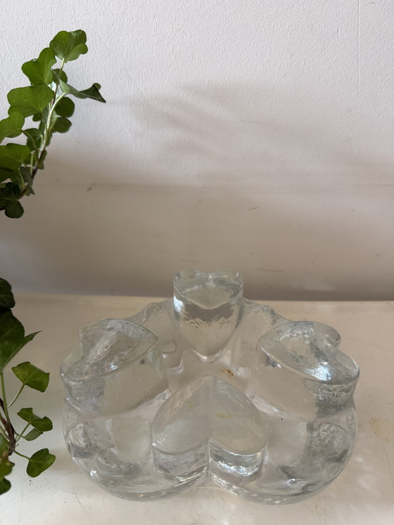 Brutalist Georgshütte Tealight Holder – Decorative Objects, Glass (photo 5 of 5)