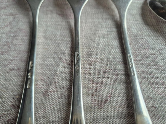 Rosenthal Cutlery Set with Golden Accents, Silver, Klassiek (photo 8 of 9)