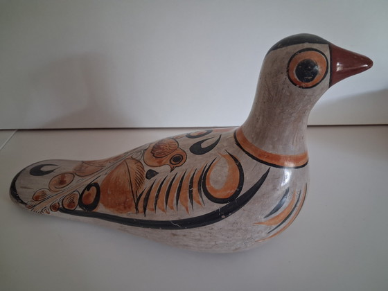 Oiseau decoratif en terre vernissée, art populaire mexicain – Objets déco, Ceramic (photo 3 of 10)