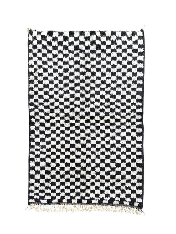 Traditioneller marokkanischer handgeknüpfter Teppich 150/270 cm – Teppiche & Läufer, Wool (photo 6 of 7)