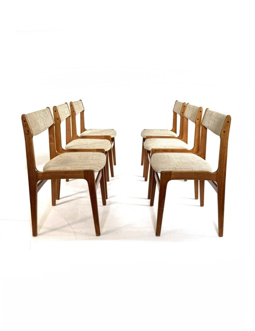 6 sillas de comedor vintage, Erik Buch '70