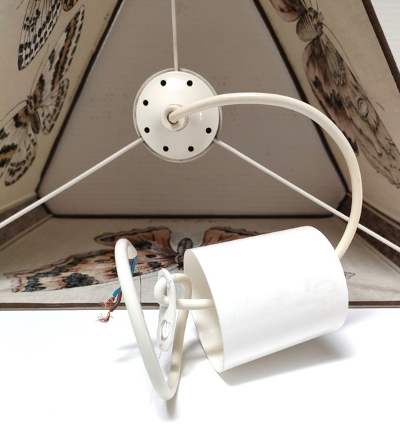 Image 1 of Suspension Papillons Trois Faces Tissu Années 90