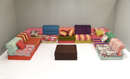 Mah Jong 35-teiliges Ecksofa von Hans Hopfer für Roche Bobois, Frankreich - um 1970