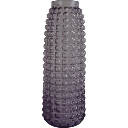 Vase vintage en verre Prachen tchèque par Frantisek Koudelka, 1970