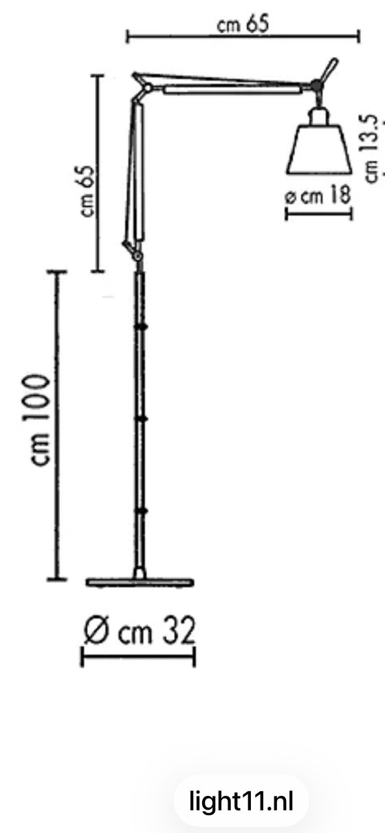 Artemide Tolomeo Floor light – Aluminium (photo 5 of 5)