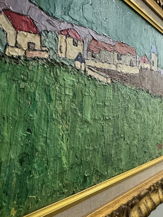 Image 1 of Post-Impressionist Landscape Painting