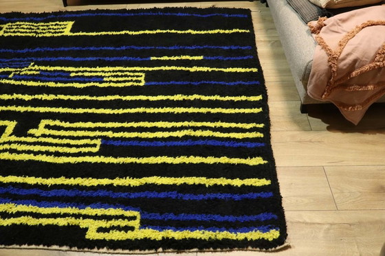 Image 1 of Berber carpet wool rug floor rug new 220 x 290 cm color rug carpet Berber runner large interior unique high pile original