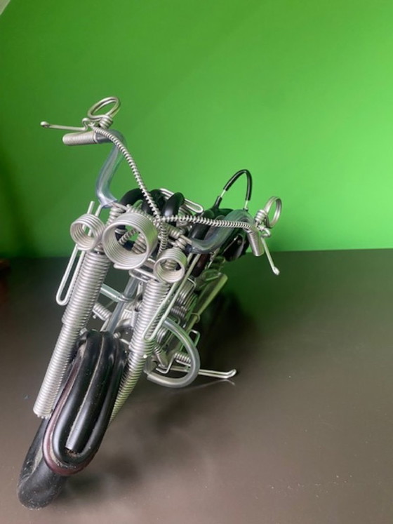 Image 1 of Harley Davidson realizzata a mano (altezza 22 cm - larghezza 35 cm)