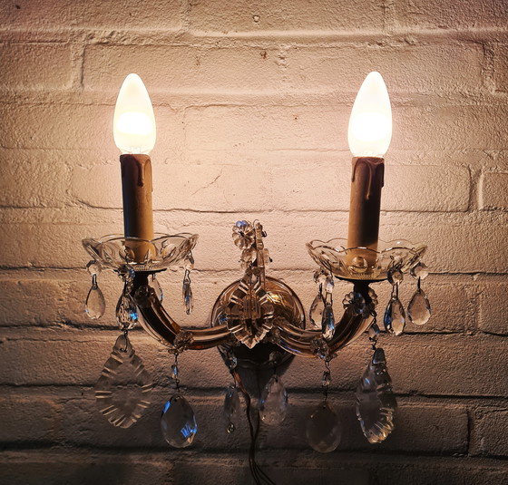 Image 1 of Lampada da parete in cristallo