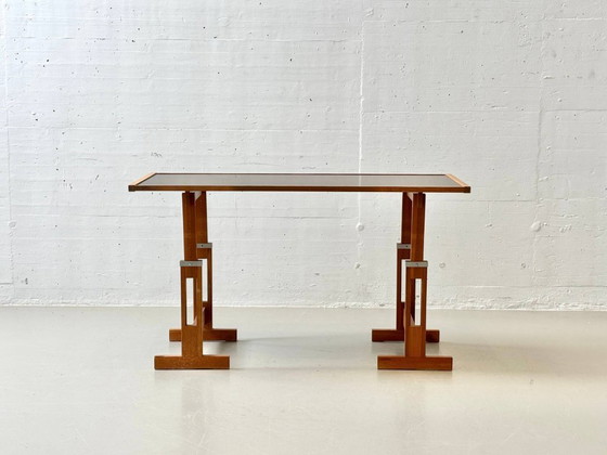 Image 1 of Height-adjustable mid-century work table / drafting table, 1970s