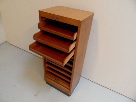 Image 1 of Mobiletto vintage con serranda avvolgibile