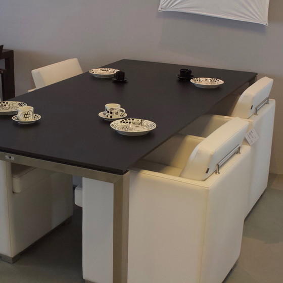 Image 1 of Manutti Zendo garden table - 215x105 with Flow garden chair (set of 4)