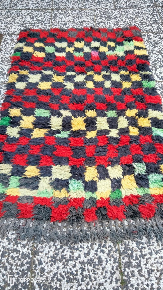Image 1 of Alfombra de lana bereber anudada a mano 159x100cm