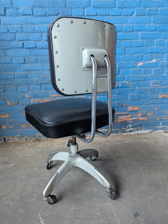 Image 1 of Sedia da ufficio vintage da lavoro, anni '50