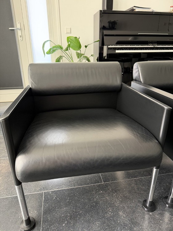 2 sedie Rosenthal Folio di Cini Boeri – Poltrone, Leather, Metal (photo 5 of 8)