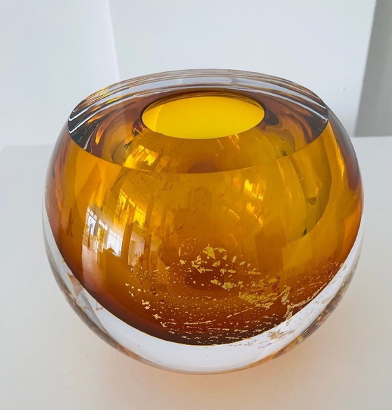 Image 1 of Unique glass object “TOPAZ” by George Broft 