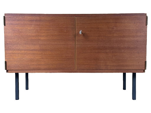 60s 70s teak sideboard chest of drawers cabinet Rego Mobile Danish Modern Design