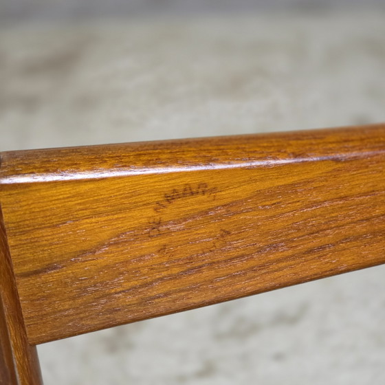 Image 1 of Poul Hundevad, vintage jaren 60 Teak trolley theewagen Deens