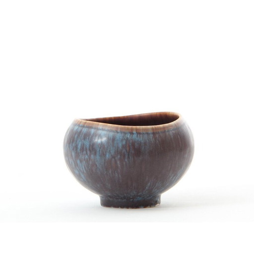 Scandinavische vintage keramische kom model AUX van Gunnar Nylund voor Rorstrand, 1960