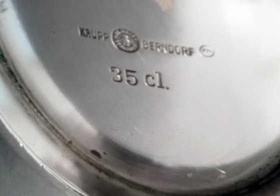 Image 1 of Gio Ponti art deco/bauhaus koffiepot voor Krupp Berndorf jaren 30