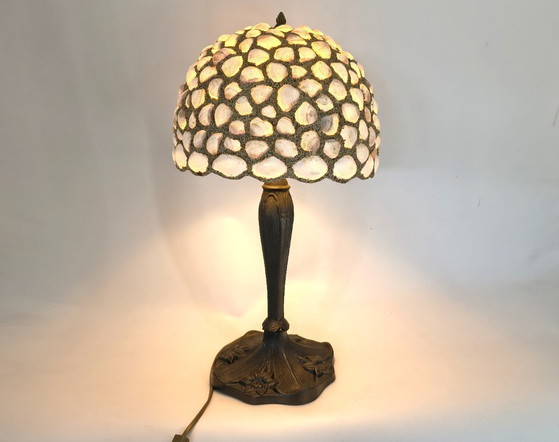 Image 1 of Vintage sea shell table lamp, 1970s 