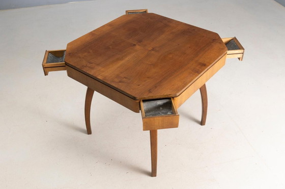Image 1 of Card Table H-278, Jindřich Halabala, 1930s
