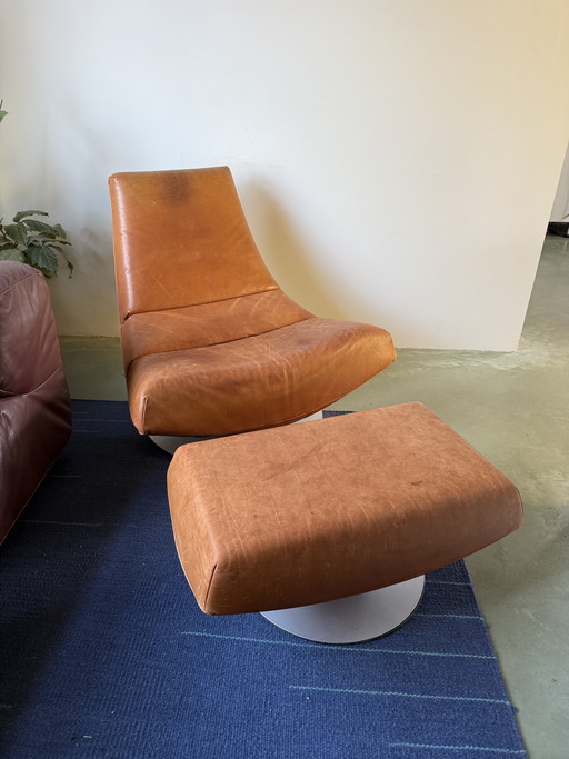 Poltrona Montis Oliver con poggiapiedi