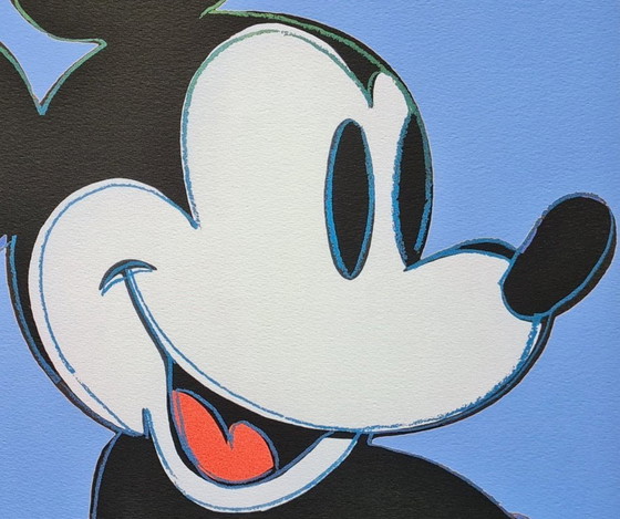 Image 1 of D'après Andy Warhol, Mickey Mouse, années 1980, lithographie