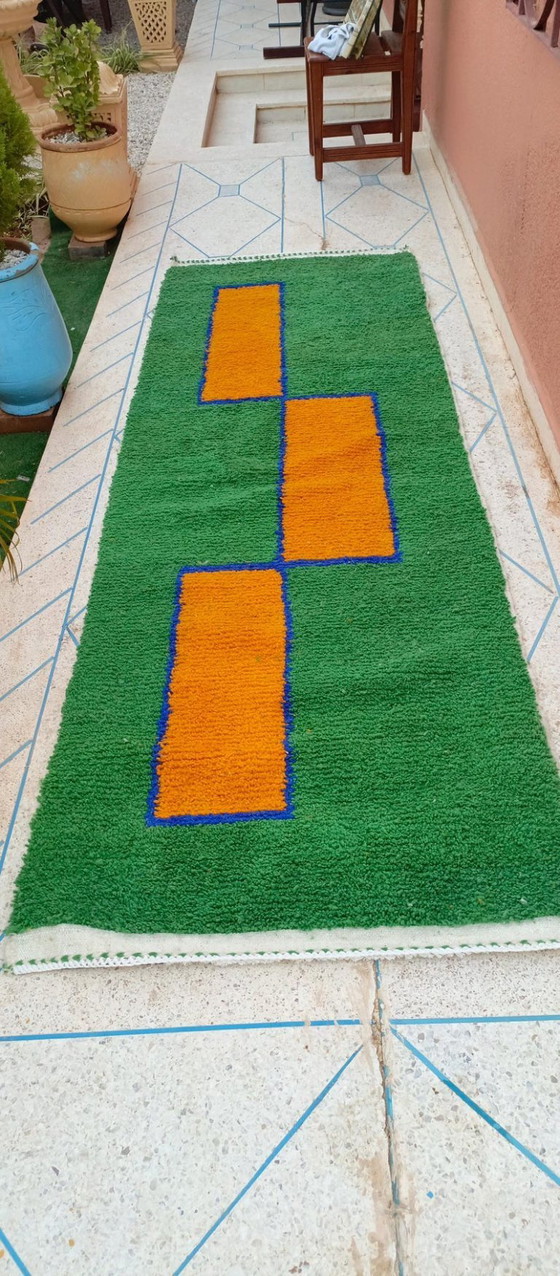 Image 1 of Alfombra de pasillo hecha a mano de 100 cm x 300 cm.
