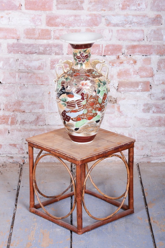 Vaso Art Déco originale, tecnica Moriage, ceramica smaltata, Giappone, anni '10 – Vasi (photo 5 of 9)