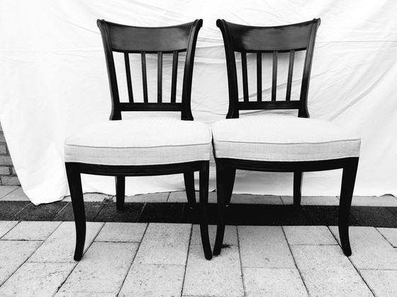 Image 1 of 4 Antique English Dining Chairs