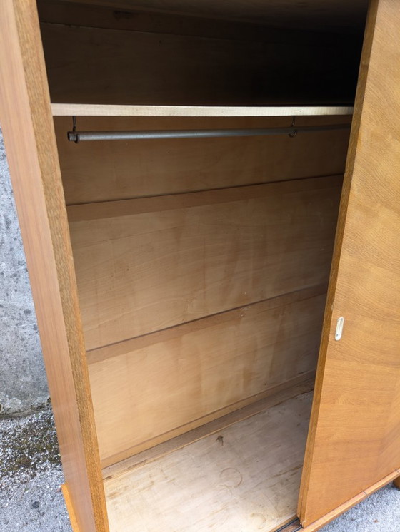 Image 1 of Vintage kledingkast met schuifdeuren, Frankrijk, 1950