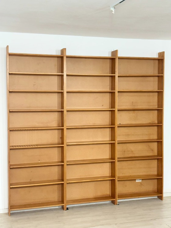 Image 1 of Grande étagère vintage | Étagère des années 1960 | Bibliothèque en pin massif | Modulaire