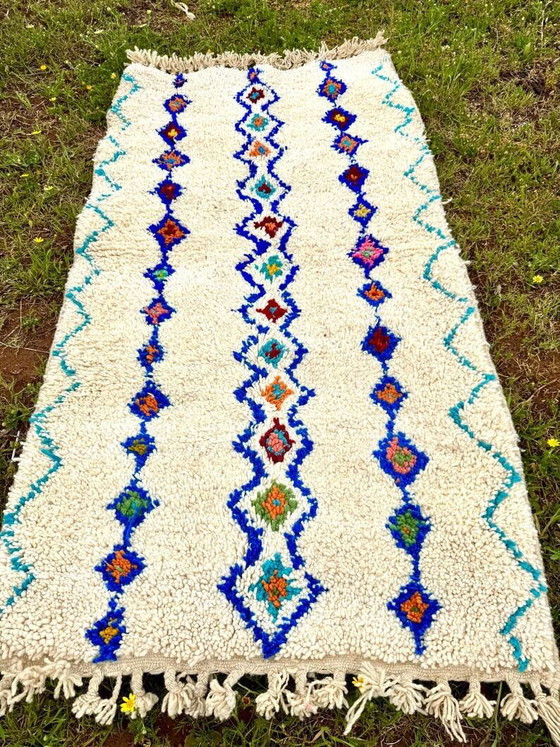 Handgefertigter marokkanischer Teppich 2.5x1.5m – Teppiche & Läufer, Wool, Cotton (photo 5 of 7)