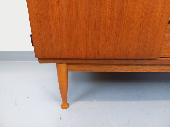 Image 1 of Vintage Scandinavian style teak secretary cabinet from the 60s
