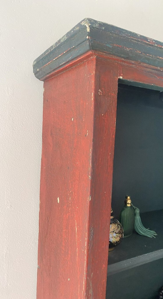 Image 1 of Wandschrank mit Glasfront im Stil eines Kuriositätenkabinetts