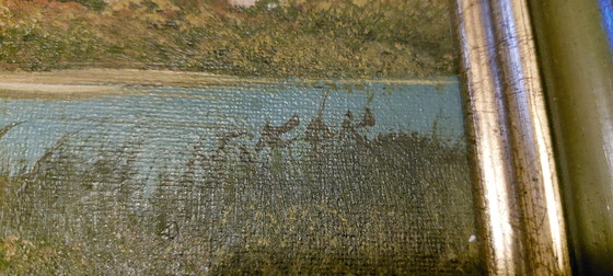 Image 1 of J. Kok Landschaft mit 2 Häusern