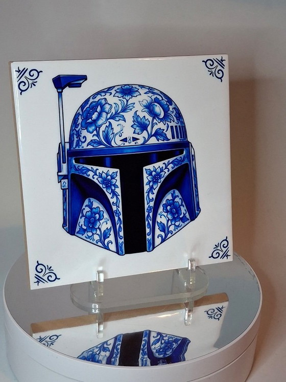 Image 1 of Decoratieve tegels 11x11 cm. 13 stuks. Star Wars.