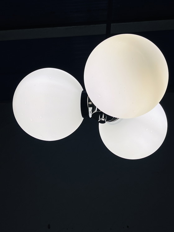 Image 1 of Vintage chrome chandelier