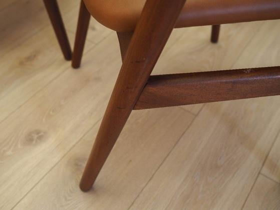 Image 1 of Set van zes teakhouten stoelen, Deens design, jaren 70, gemaakt in Denemarken.