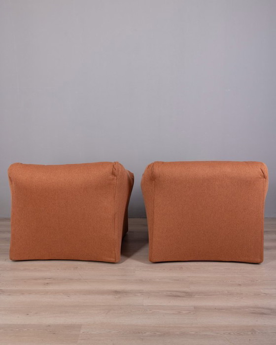 Image 1 of PAIRE DE FAUTEUILS VINTAGE DES ANNÉES 1970 « TENTAZIONE », CONÇUS PAR MARIO BELLINI POUR CASSINA
