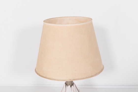 Image 1 of Unique Italian design ceramic ‘Flower’ lamp, 1970’s