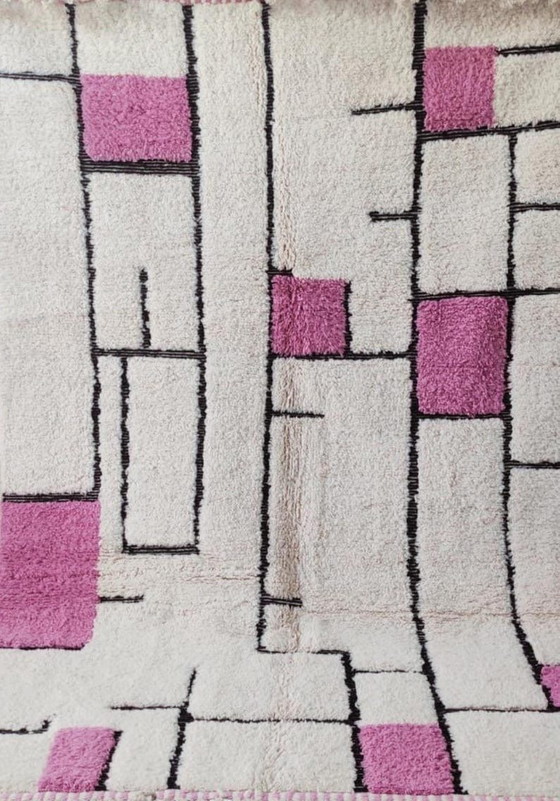Traditioneel handgemaakt Beni Ouraine tapijt 150/250 cm – Ahrend, Vloerkleden en tapijten, Wool (photo 4 of 5)