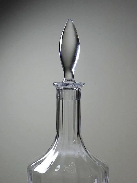Large crystal decanter from Sèvres, vintage 1970s-1980s. – Glass & Decanter, Glass (photo 6 of 12)