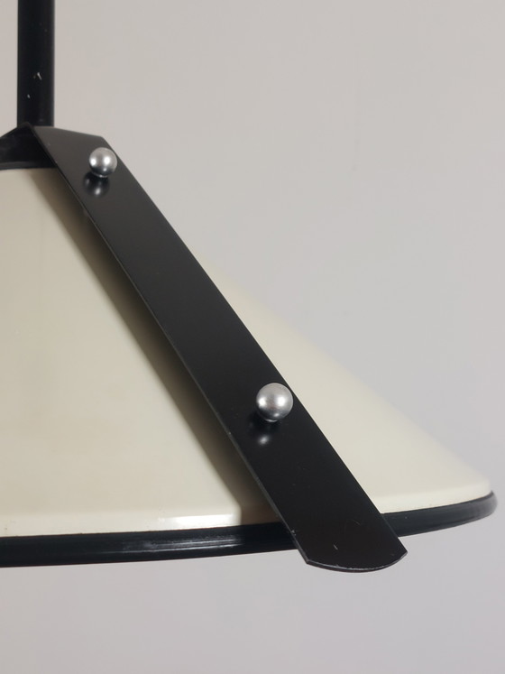 Image 1 of Rara lampada da soffitto postmoderna costruttivista di Gerd Heinz-Laitko