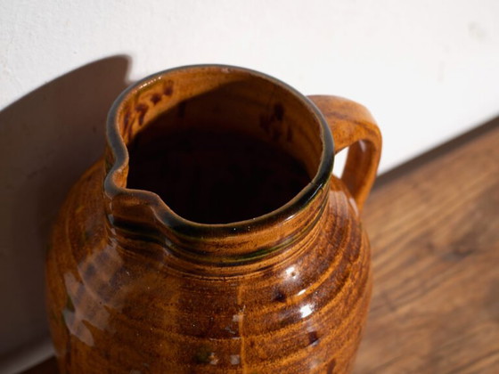 Antique folk glazed pottery jug – Central Europe, circa 1930 – Crockery, Rustic (photo 13 of 28)