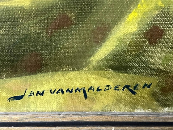 "Still Life with Lilacs" Jan van Malderen – Paintings & Drawings, Canvas (photo 6 of 8)