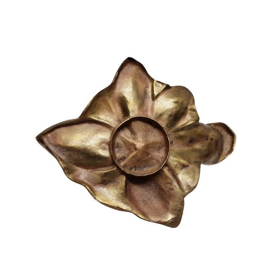 Image 1 of Candelabro de estilo Art Nouveau con forma de hoja