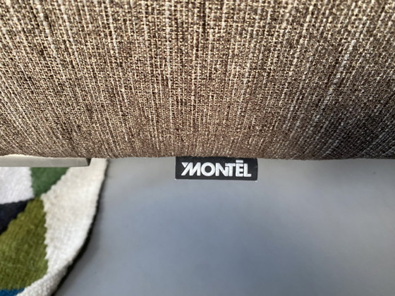 Image 1 of Canapé d'angle Montel Tristan en tissu marron